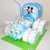 Torta di Pannolini Pampers Trattore idea regalo nascita battesimo baby shower maschio