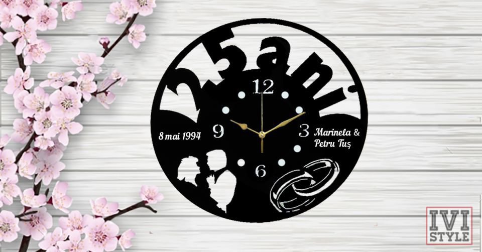 Orologio in Legno Personalizzato - Regalo Unico Made in Italy