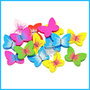 Lotto 10 sagome farfalle colori misti