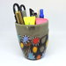 Porta penne in robusto vetro di Murano. Murrine multicolore e molto capiente. Personalizzato!