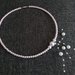 Collana di perle e perline con particolarità in fil d'acciaio fine
