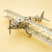 Airplane  aereo scultura  acciaio  regalo aviazione modellismo biplano  made in italy regalo pilota art metal riciclo fatto a mano