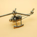 elicottero in acciaio modellino artistico
