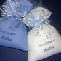 Bomboniera nascita battesimo sacchetto con stampa personalizzata Minnie topolino