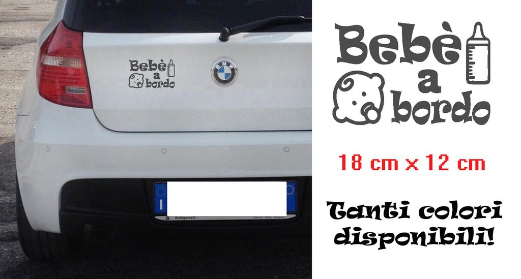 Adesivo 'Baby On Board' Per Auto - Design Baby Princess, Resistente Alle Intemperie - Foto 7