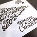 Stancil "Christmas DIY Craft " (13x13cm) (cod.7scrap)