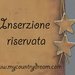 Inserzione riservata per lucy