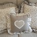 Fodera cuscino 40 x 40 Shabby Chic - Fiorellini Balza doppia