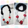 Collana lunga *red&black*