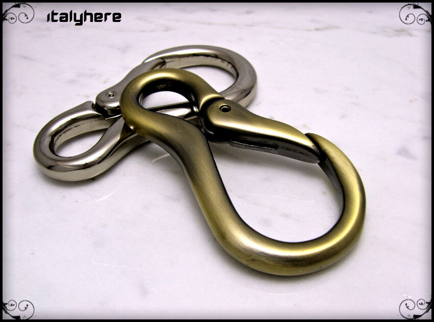 84 Pezzi Moschettoni Portachiavi In Metallo - Anelli E Ganci Girevoli Per Fai Da Te, Bigiotteria E Chiavi