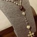 Collana rosario bianca e dorata 💛