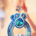 Orecchini pendenti “Bora Bora Blue”