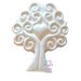 Gessetti colore bianco profumati a forma di Albero della Vita  Modello 2 con base per bomboniera Cresima, Battesimo, Comunione, Matrimonio, Natale - Idea Regalo