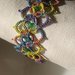 BRACCIALE MODA PIZZO CHIACCHIERINO MULTICOLOR PERLINE 