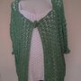 CARDIGAN IN COTONE COLORE VERDE 