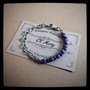 Bracciale 6mm Half Stone viola