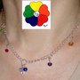 COLLANA CATENA CON *I 7 COLORI*