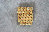 Lotto 10 lettere cubi Alfabeto portaciuccio D