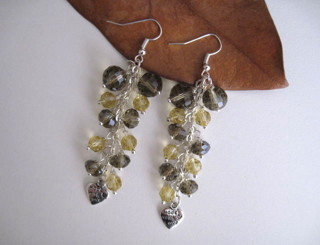 Parure Gioielli Donna Con Cristalli - Collana, Orecchini, Bracciale E Anello Per Cerimonie, Matrimoni, Eventi Eleganti
