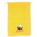Asciugamano in spugna di cotone giallo con Calimero personalizzato con nome - Misure: 30x30 cm