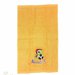 Asciugamano in spugna di cotone color arancione, con ricamo Tartaruga personalizzato con nome - Misure: 30 x 30 cm