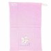 ASCIUGAMANO in spugna di cotone rosa con ricamo Stella personalizzato con nome - Misure: 30 x 30 cm