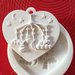 Stampo silicone "cuore con giostra" cm. 9