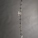 Braccialetto decina rosario realizzato a mano. Tormalina nera e ciondolo argento tibetano 