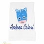 Asciugamano in spugna di cotone PJ Masks - Gattoboy - personalizzato con ricamo del nome - disponibile in diverse misure - Misure: 50 x 30 cm