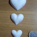 3 Gessetti a forma di CUORE  ( MISURE DIVERSE ) per bomboniera Cresima, Battesimo, Nascita, Compleanno, Comunione, Matrimonio, Natale, confettata - Idea Regalo