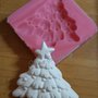 Stampo  a forma di ALBERO DI NATALE   per resina gessetti, fimo, NATALE, CAPODANNO  eventi