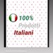 Solo prodotti italiani 