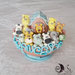 Cake topper arca giungla con nome personalizzato per bimbo e bimba 