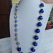 Collana lunga blu