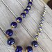 Collana lunga blu