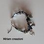                                                            Bracciale unisex con elementi metallici