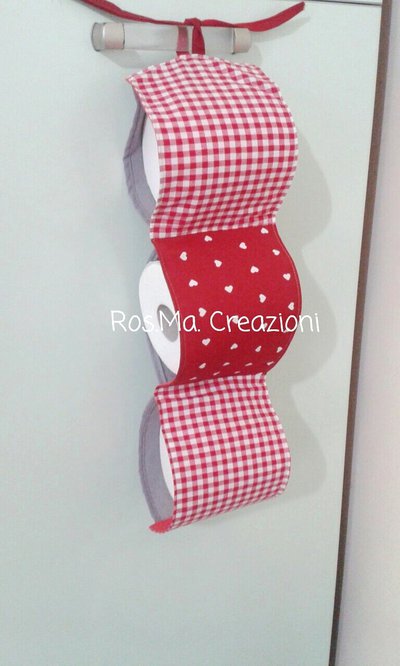 Porta Rotoli di Carta Igienica per il Bagno in Stoffa Fatto A Mano Porta Rotoli di Carta Igienica per il Bagno in Stoffa Fatto A Mano