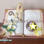 CAKE TOPPER LIBRO PER COMUNIONE O CRESIMA