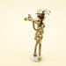 fantasy scultura scultura acciaio regalo regalo natale concerto flauto flautista suonatore di  flauto regalo  flautista art metal
