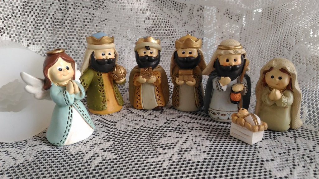 Stampi Per Statue Presepe Fai Da Te 7 stampi di soggetti per presepe cm. 5,5h - Materiali - Materiali f