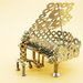 pianoforte acciaio pianista pianoforte a coda scultura pianoforte scultura  pianista  Art metal riciclo art of recycling arte del riciclo