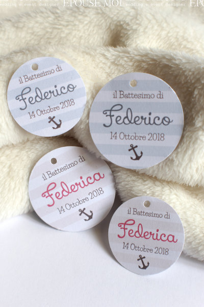 bigliettini stile marinaro tondi bigliettini stile marinaro tondi