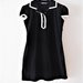 Abito - Vestito t-shirt -  Abitino bon ton  - abitino vintage - Abito nero jersei