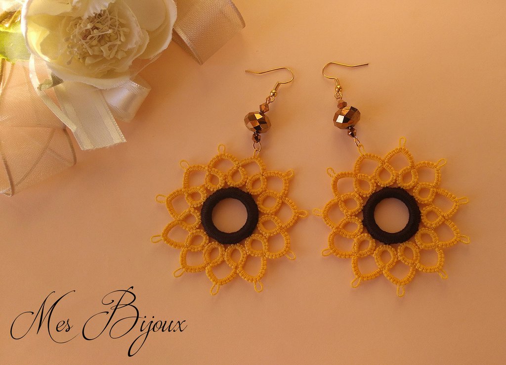 Orecchini Girasole Donna Bohemien Con Frange: Pendenti Floreali A Forma Di Margherita, Gioielli Ipoallergenici Per Feste E Regali