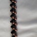 Bracciale LUXURY bicolore con perle rame e onice nero