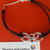 BRACCIALE *ROSY* CON CENTRALE IN ALLUMINIO E CORDONCINO NERO