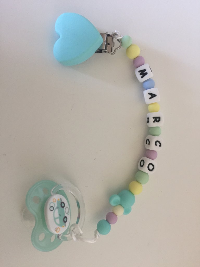 Catenella portaciuccio silicone - Bambini - Accessori bebè - di Pap