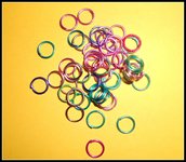 50 anellini (jump ring) colorati