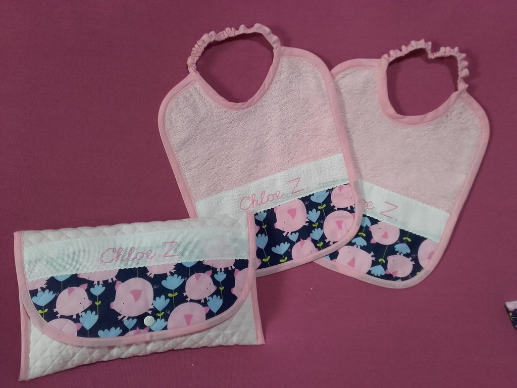 ideeanto Fiocco Nascita con Nome Personalizzato Ricamato Bambino/a