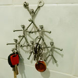 PORTACHIAVI scultura acciaio chiavi appendi chiavi portachiavi parete portachiavi art metal appendi chiavi Cazzo Porno Hard Omosessuale